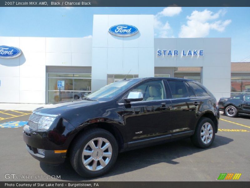 Black / Charcoal Black 2007 Lincoln MKX AWD