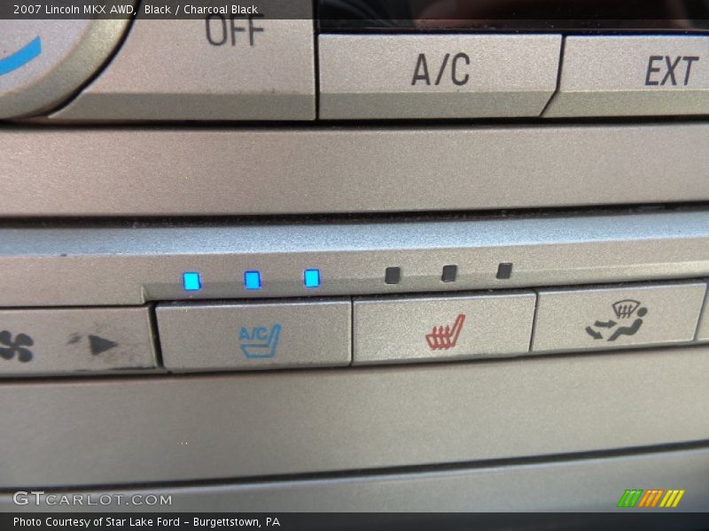 Black / Charcoal Black 2007 Lincoln MKX AWD