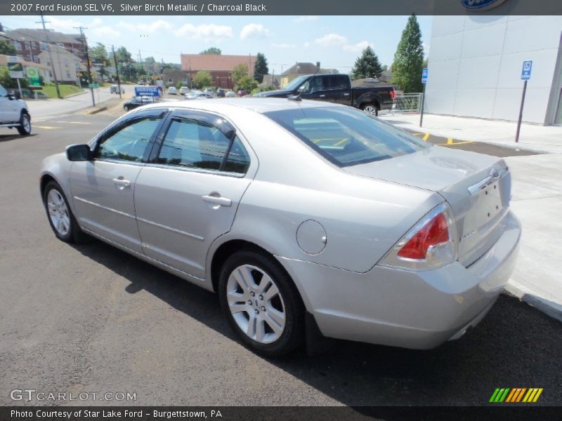 Silver Birch Metallic / Charcoal Black 2007 Ford Fusion SEL V6