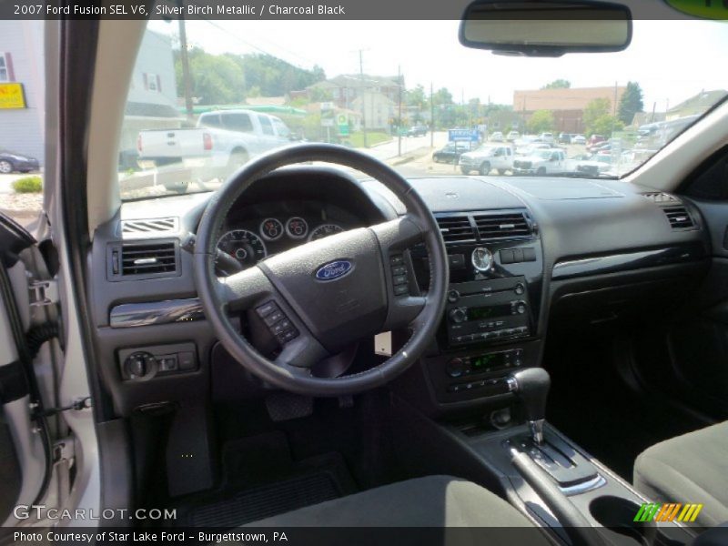 Silver Birch Metallic / Charcoal Black 2007 Ford Fusion SEL V6