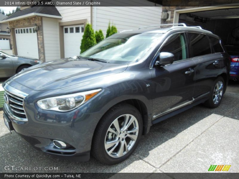 Diamond Slate / Graphite 2014 Infiniti QX60 3.5 AWD