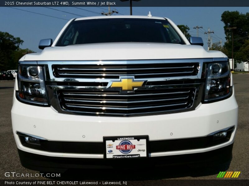 Summit White / Jet Black 2015 Chevrolet Suburban LTZ 4WD
