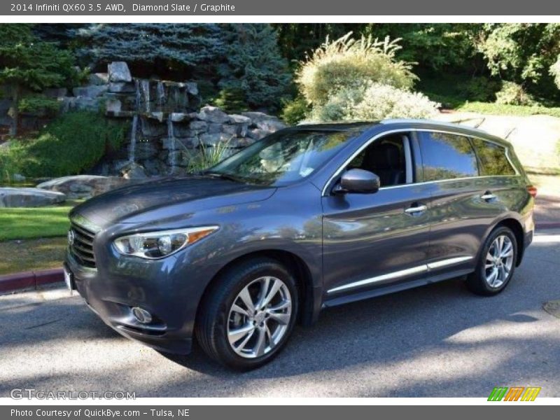Diamond Slate / Graphite 2014 Infiniti QX60 3.5 AWD