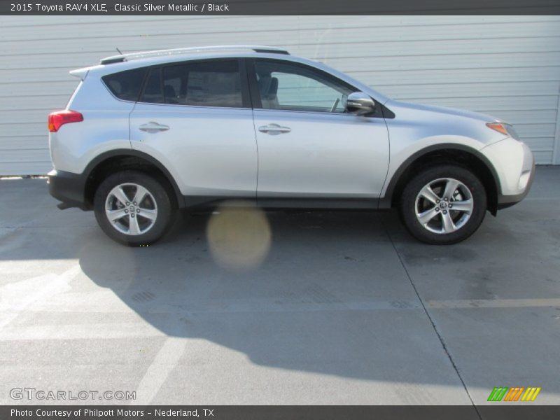 Classic Silver Metallic / Black 2015 Toyota RAV4 XLE