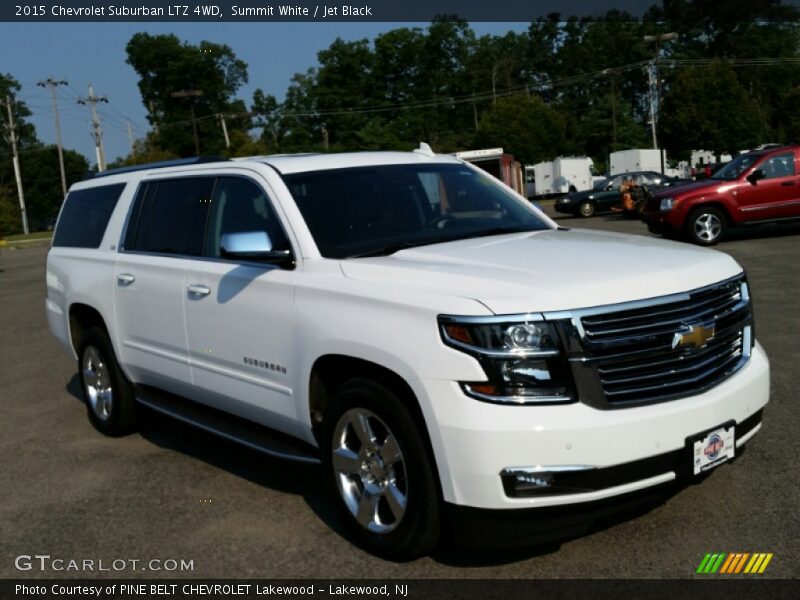 Summit White / Jet Black 2015 Chevrolet Suburban LTZ 4WD