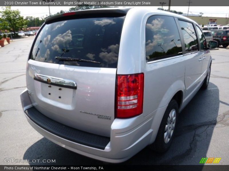 Bright Silver Metallic / Medium Slate Gray/Light Shale 2010 Chrysler Town & Country LX