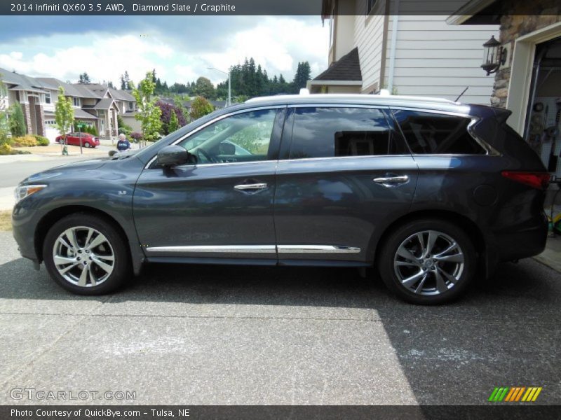 Diamond Slate / Graphite 2014 Infiniti QX60 3.5 AWD
