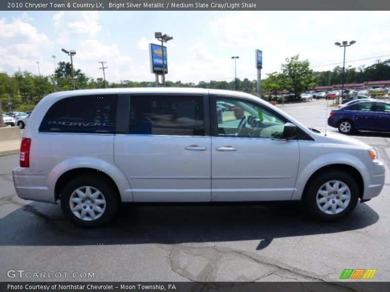 Bright Silver Metallic / Medium Slate Gray/Light Shale 2010 Chrysler Town & Country LX