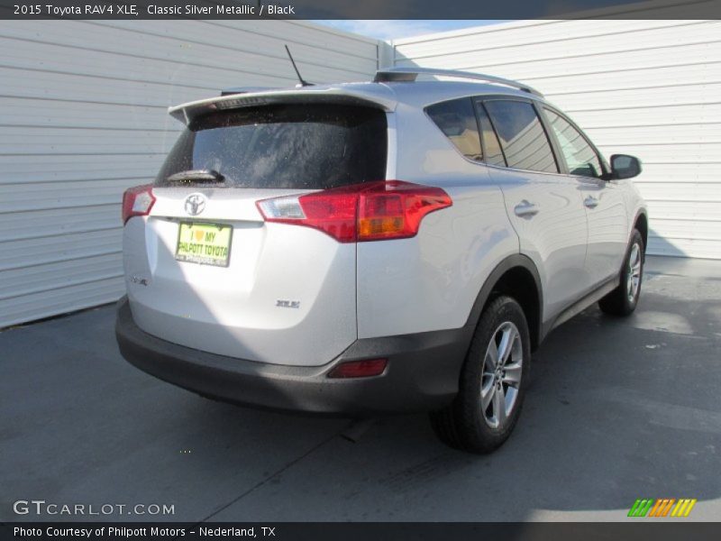 Classic Silver Metallic / Black 2015 Toyota RAV4 XLE
