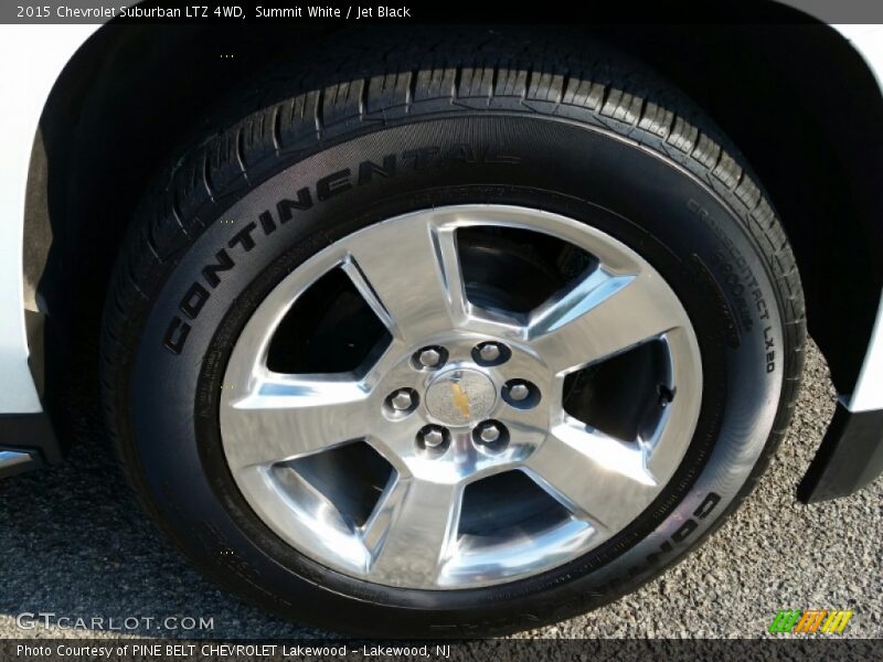 Summit White / Jet Black 2015 Chevrolet Suburban LTZ 4WD