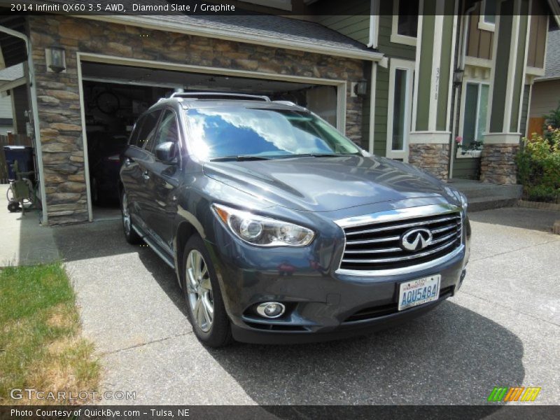 Diamond Slate / Graphite 2014 Infiniti QX60 3.5 AWD
