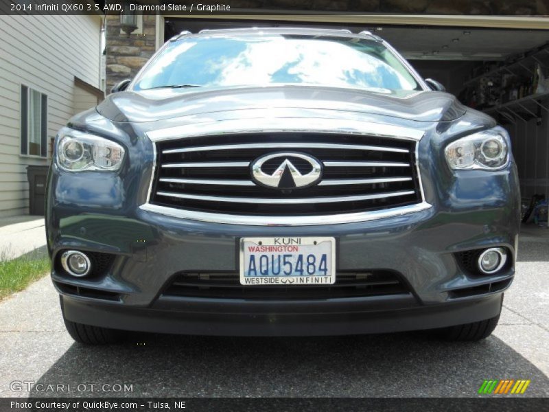 Diamond Slate / Graphite 2014 Infiniti QX60 3.5 AWD