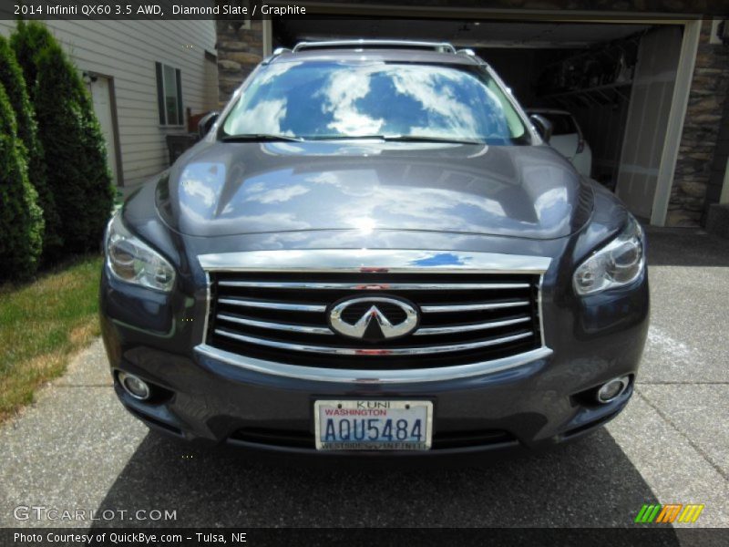 Diamond Slate / Graphite 2014 Infiniti QX60 3.5 AWD