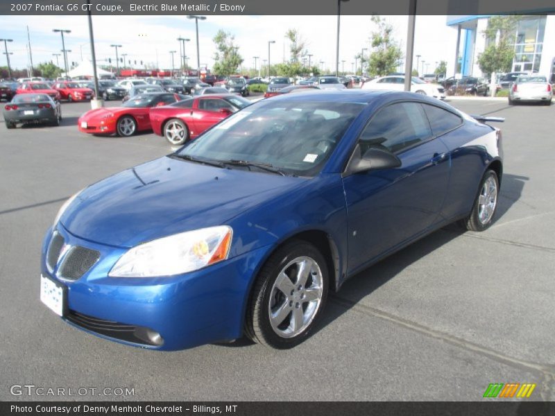 Electric Blue Metallic / Ebony 2007 Pontiac G6 GT Coupe