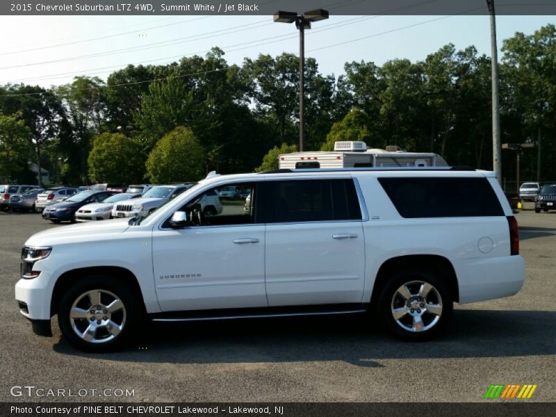 Summit White / Jet Black 2015 Chevrolet Suburban LTZ 4WD