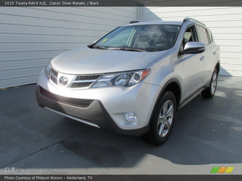 Classic Silver Metallic / Black 2015 Toyota RAV4 XLE