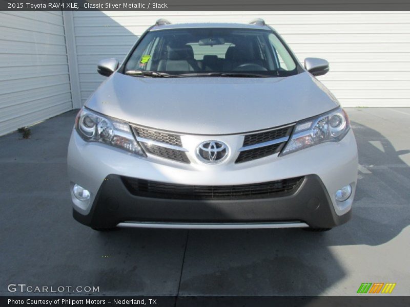 Classic Silver Metallic / Black 2015 Toyota RAV4 XLE