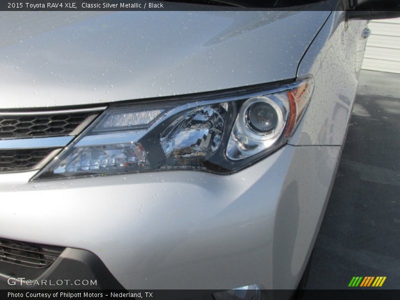 Classic Silver Metallic / Black 2015 Toyota RAV4 XLE