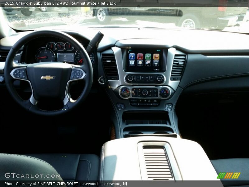 Summit White / Jet Black 2015 Chevrolet Suburban LTZ 4WD