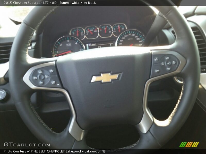 Summit White / Jet Black 2015 Chevrolet Suburban LTZ 4WD