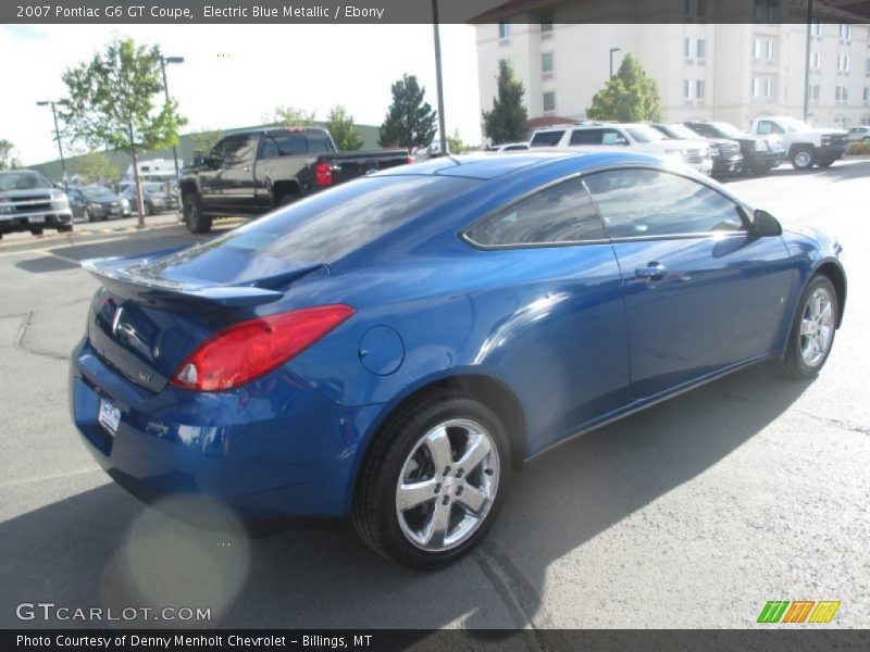 Electric Blue Metallic / Ebony 2007 Pontiac G6 GT Coupe