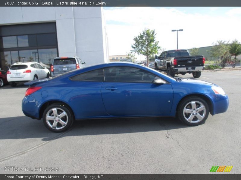 Electric Blue Metallic / Ebony 2007 Pontiac G6 GT Coupe