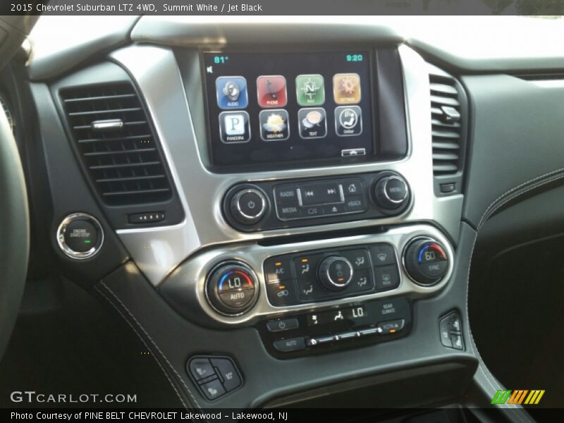 Summit White / Jet Black 2015 Chevrolet Suburban LTZ 4WD
