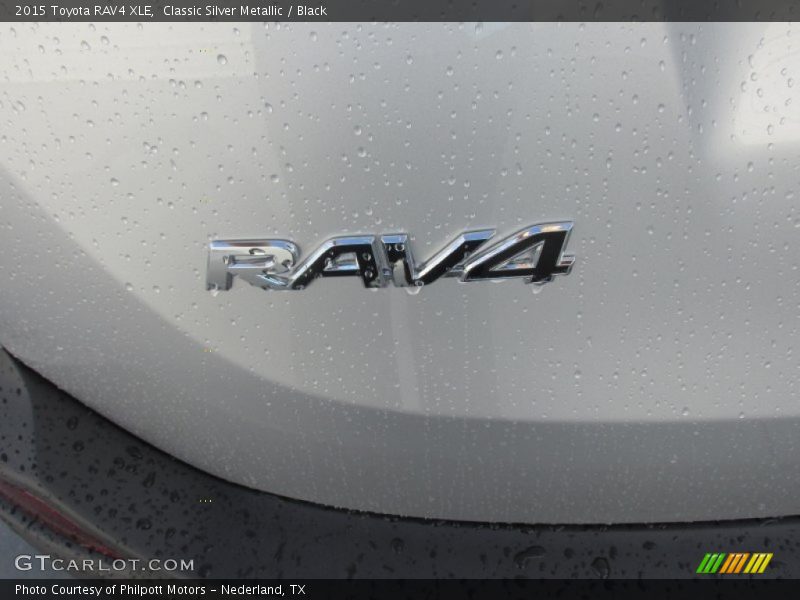 Classic Silver Metallic / Black 2015 Toyota RAV4 XLE