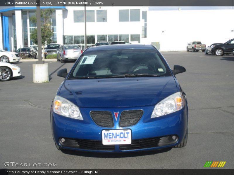 Electric Blue Metallic / Ebony 2007 Pontiac G6 GT Coupe
