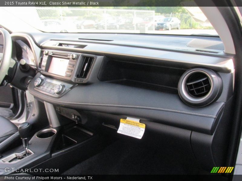 Classic Silver Metallic / Black 2015 Toyota RAV4 XLE