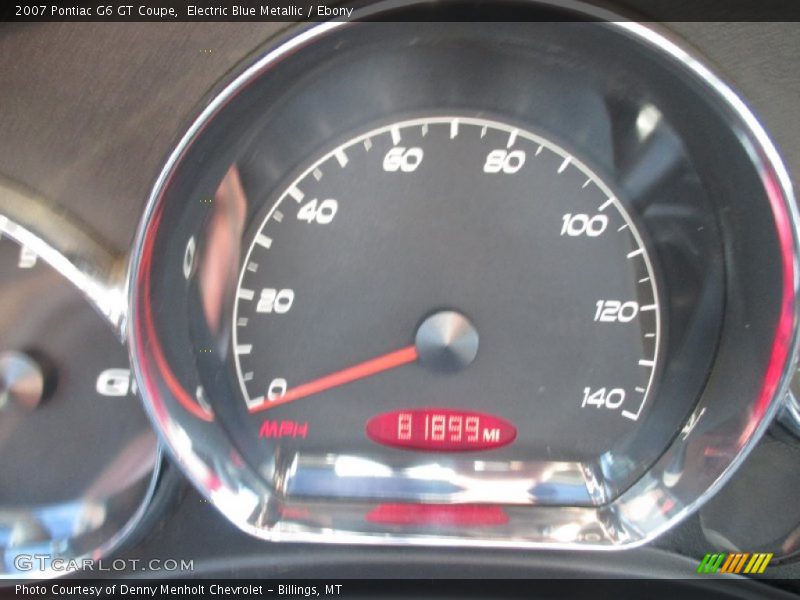 Electric Blue Metallic / Ebony 2007 Pontiac G6 GT Coupe