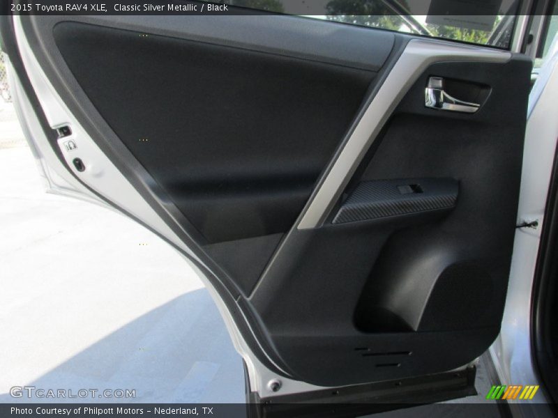 Classic Silver Metallic / Black 2015 Toyota RAV4 XLE