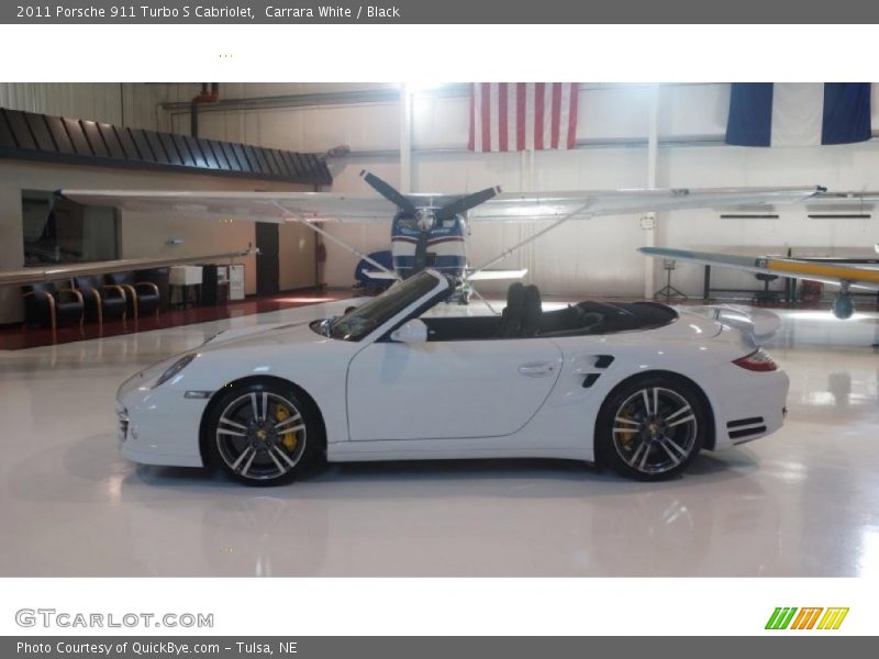 Carrara White / Black 2011 Porsche 911 Turbo S Cabriolet