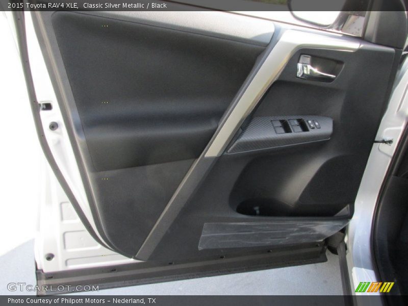 Classic Silver Metallic / Black 2015 Toyota RAV4 XLE