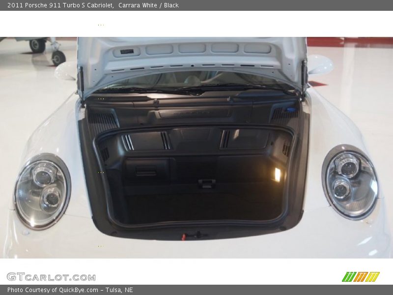 Carrara White / Black 2011 Porsche 911 Turbo S Cabriolet