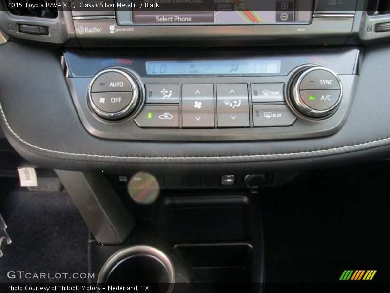 Classic Silver Metallic / Black 2015 Toyota RAV4 XLE