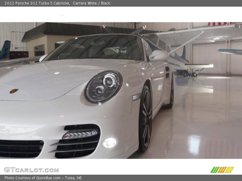 Carrara White / Black 2011 Porsche 911 Turbo S Cabriolet