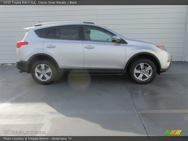 Classic Silver Metallic / Black 2015 Toyota RAV4 XLE