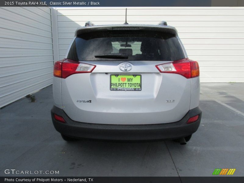 Classic Silver Metallic / Black 2015 Toyota RAV4 XLE