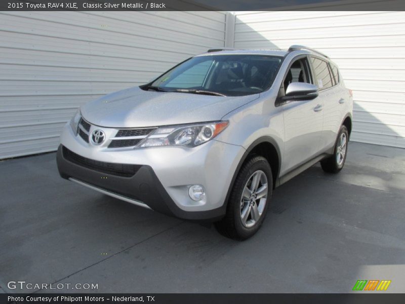 Classic Silver Metallic / Black 2015 Toyota RAV4 XLE
