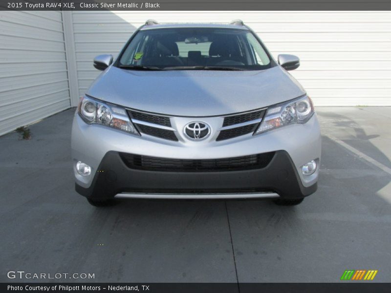 Classic Silver Metallic / Black 2015 Toyota RAV4 XLE
