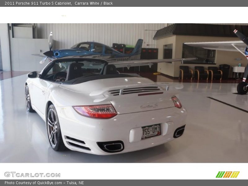 Carrara White / Black 2011 Porsche 911 Turbo S Cabriolet