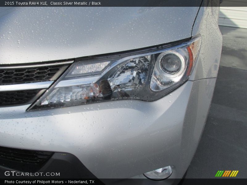 Classic Silver Metallic / Black 2015 Toyota RAV4 XLE