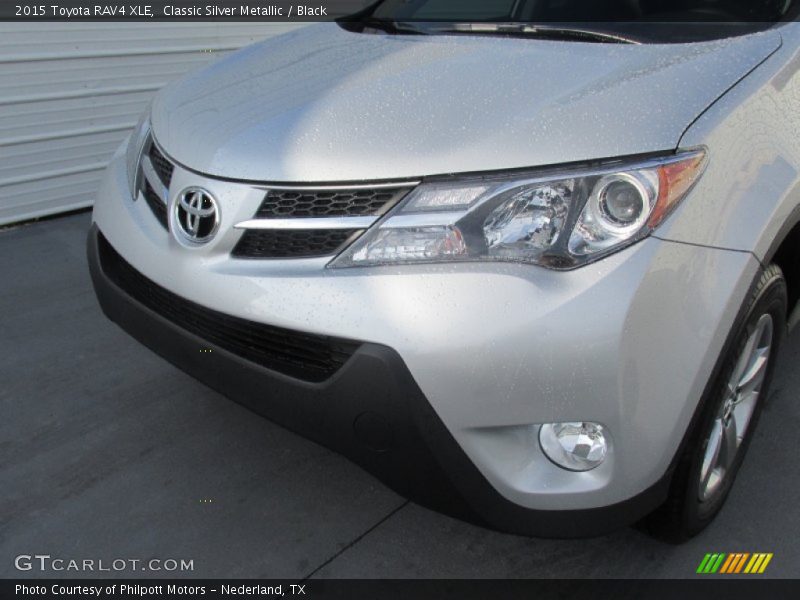 Classic Silver Metallic / Black 2015 Toyota RAV4 XLE