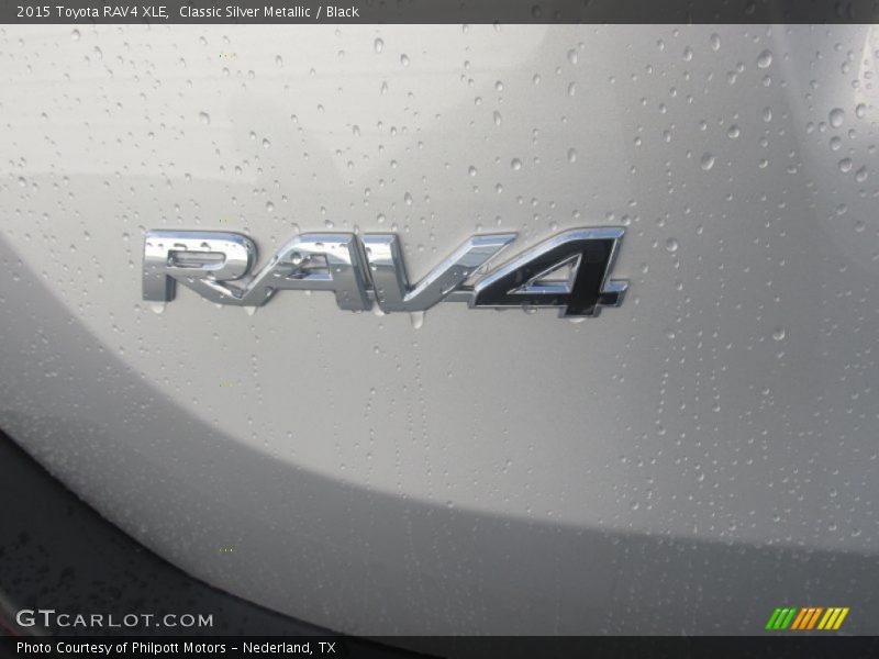 Classic Silver Metallic / Black 2015 Toyota RAV4 XLE