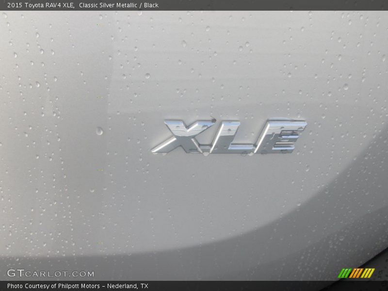 Classic Silver Metallic / Black 2015 Toyota RAV4 XLE
