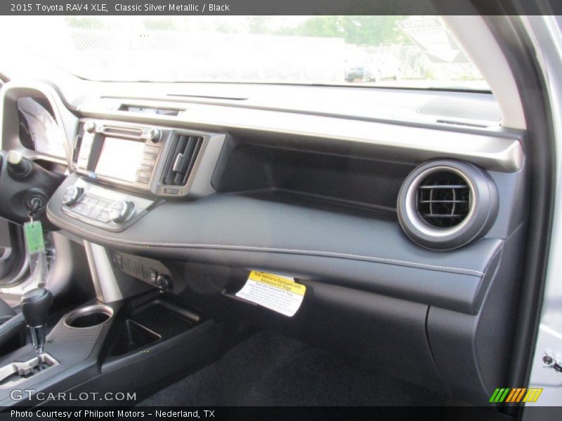 Classic Silver Metallic / Black 2015 Toyota RAV4 XLE