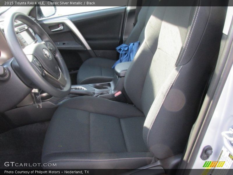 Classic Silver Metallic / Black 2015 Toyota RAV4 XLE
