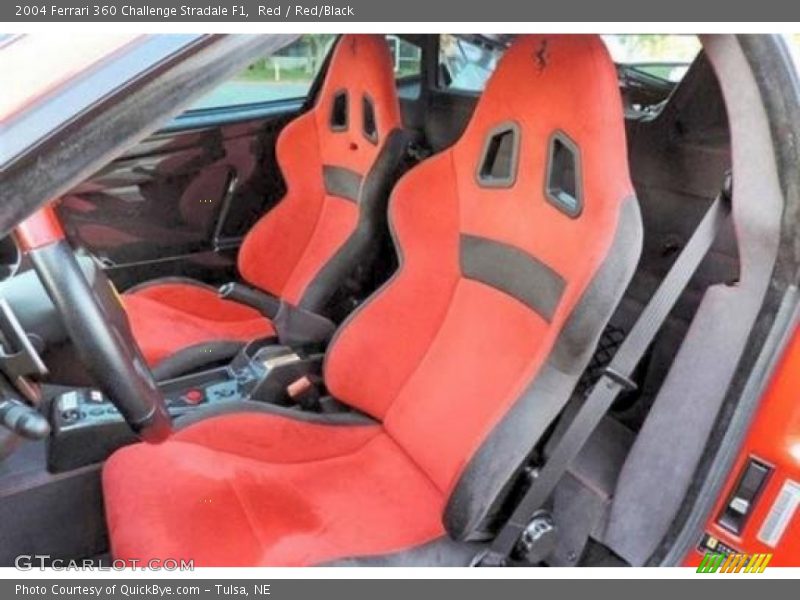 Front Seat of 2004 360 Challenge Stradale F1