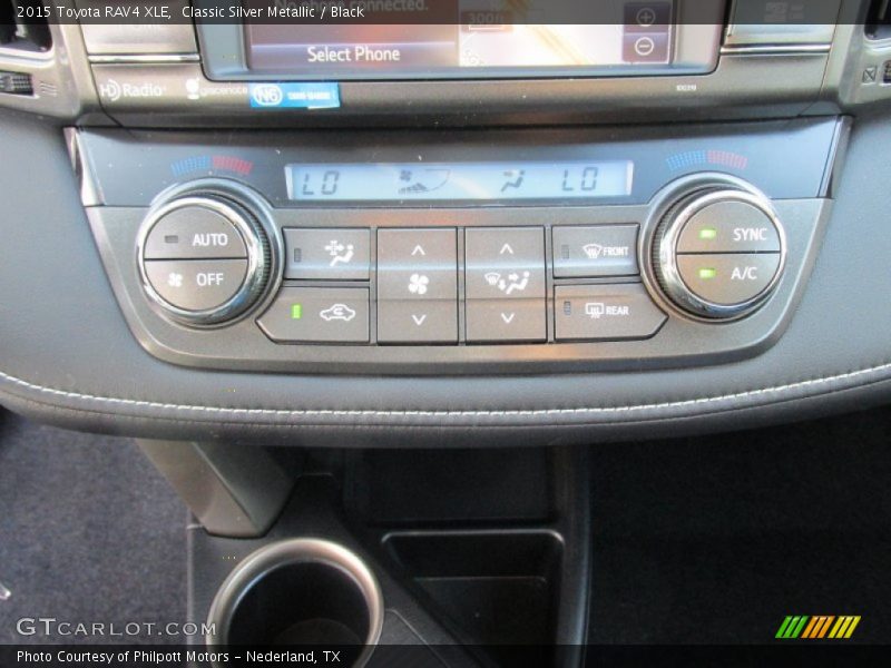 Classic Silver Metallic / Black 2015 Toyota RAV4 XLE